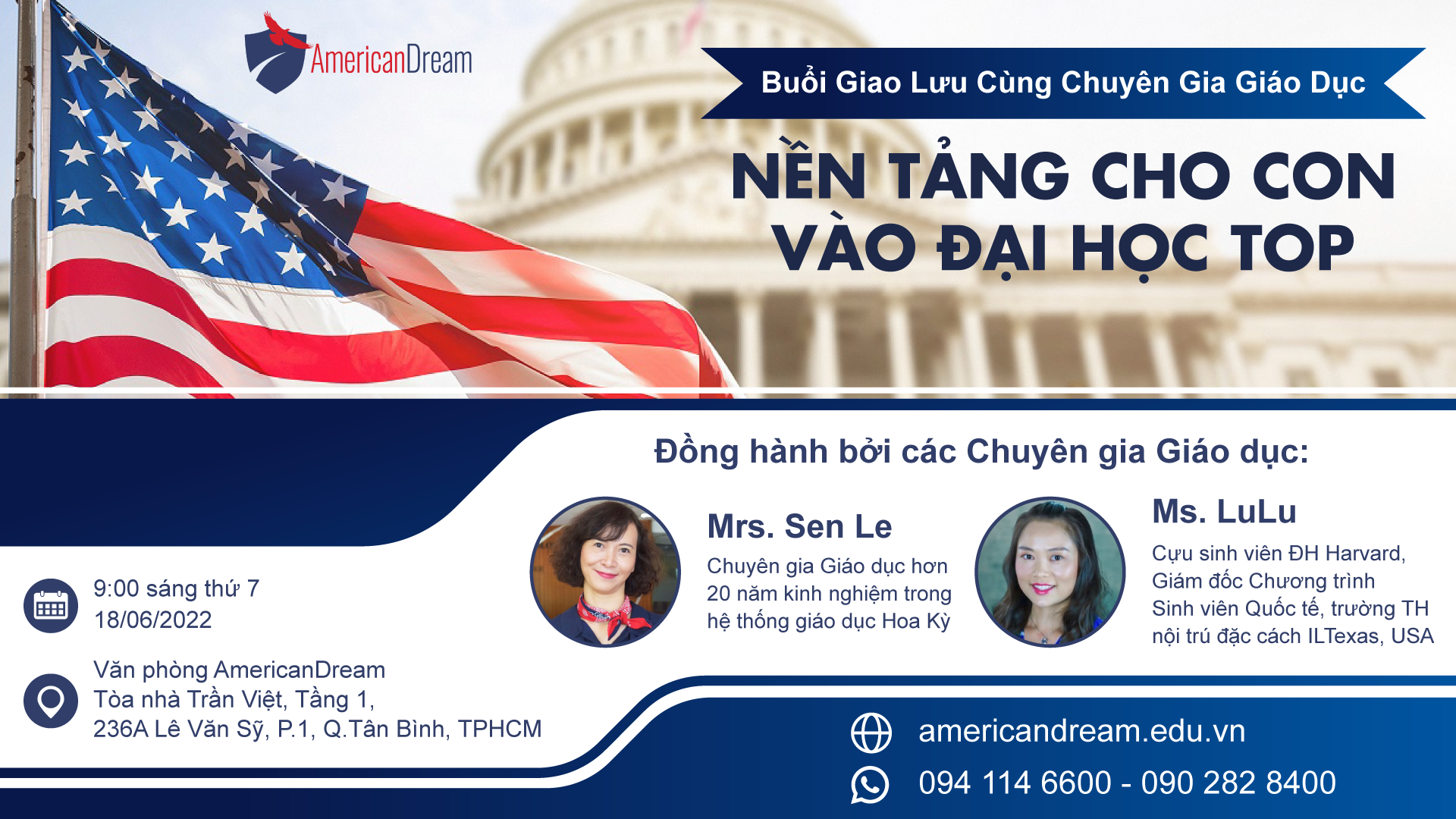 Buổi Giao Lưu Cùng Chuyên Gia Giáo Dục: NỀN TẢNG CHO CON VÀO ĐẠI HỌC TOP